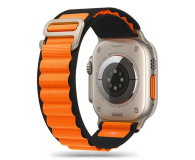 Pasek i akcesoria do zegarków TECH-PROTECT Nylon Pro do Apple Watch 44/45/46/49 mm Black / Orange 9490713930250